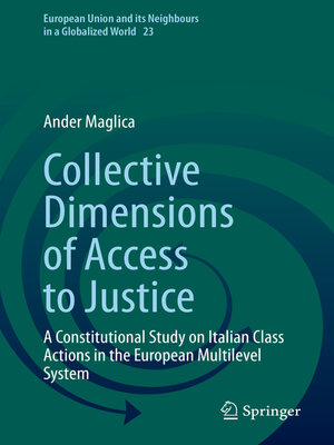 cover image of Collective Dimensions of Access to Justice